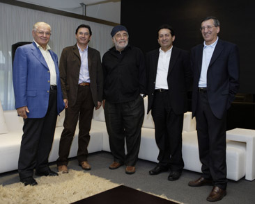 I fratelli Lucchetta con Finzi